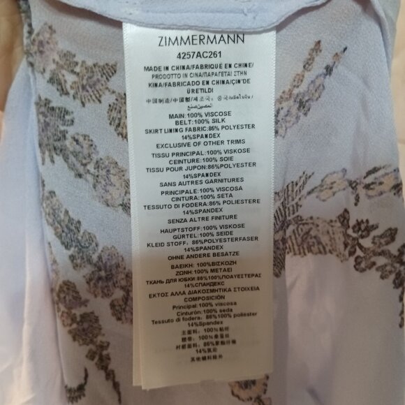 ZIMMERMANN Belted printed chiffon maxi dress - Picture 13 of 14